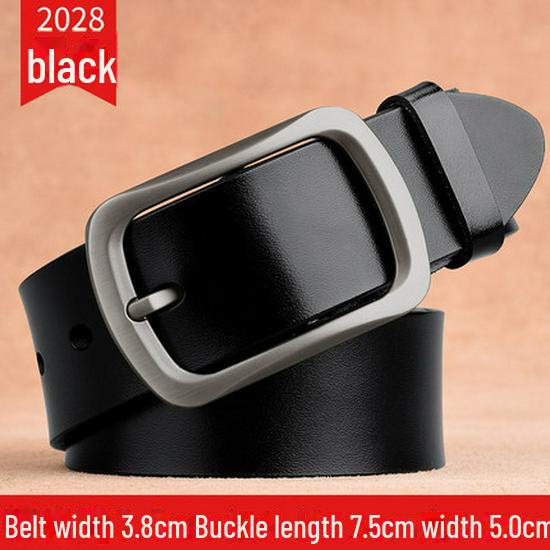 Мужской ремень из натуральной кожи: Классический, модный, деловой и повседневный стиль