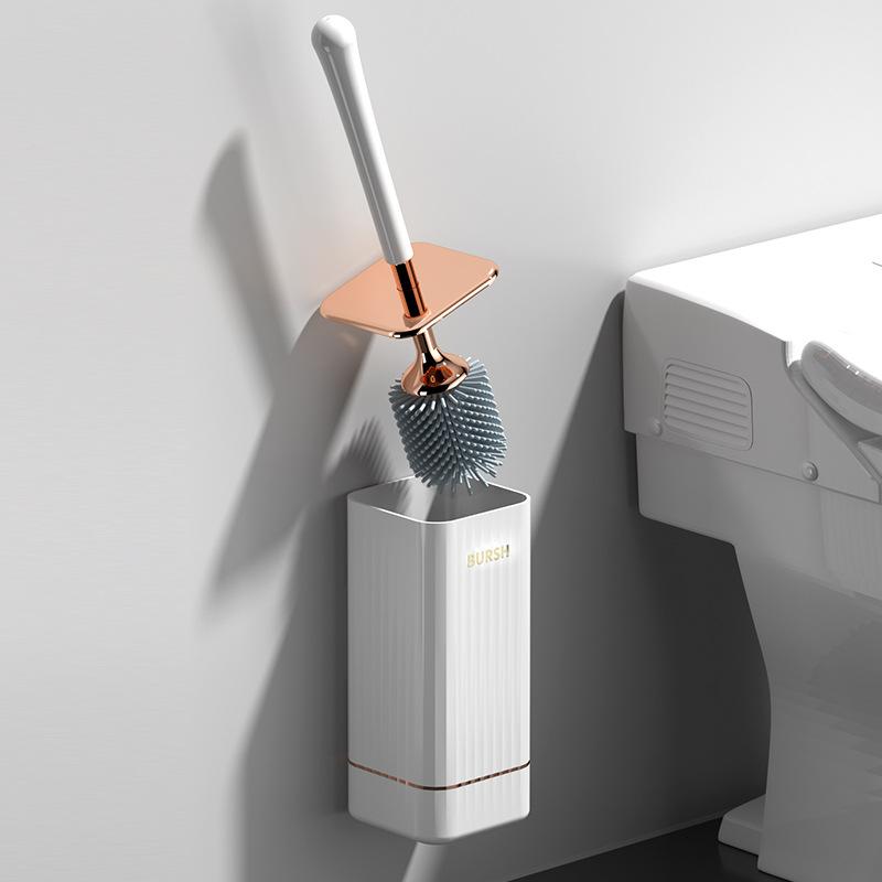 Силиконовая щетка для унитаза TPR, гибкая щетка для чистки с мягкой щетиной, без мертвых углов, щетка для унитаза, аксессуары для ванной комнаты