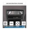 3Pcs Carbon Fiber Overhead Light Panel Cover Trim For Toyota Camry 2007-2011