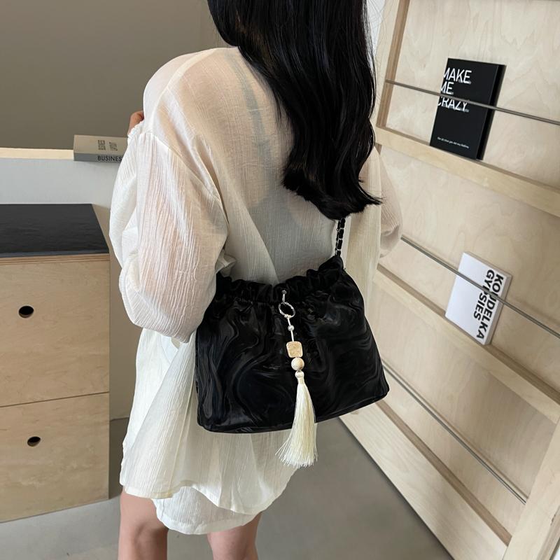 Новая сумка-ведро в китайском стиле, новая летняя сумка для поездок на работу, сумка через плечо с цепочкой, сумка на плечо