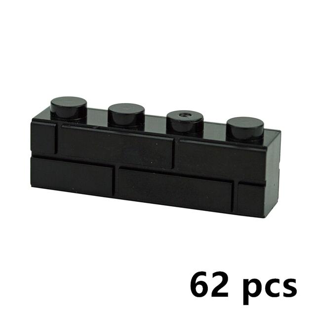 DIY Building Blocks Wall Figures Bricks 1x2 1x3 1x4 L Dots Educational Creative Construction Brick Size Compatible Small Bricks