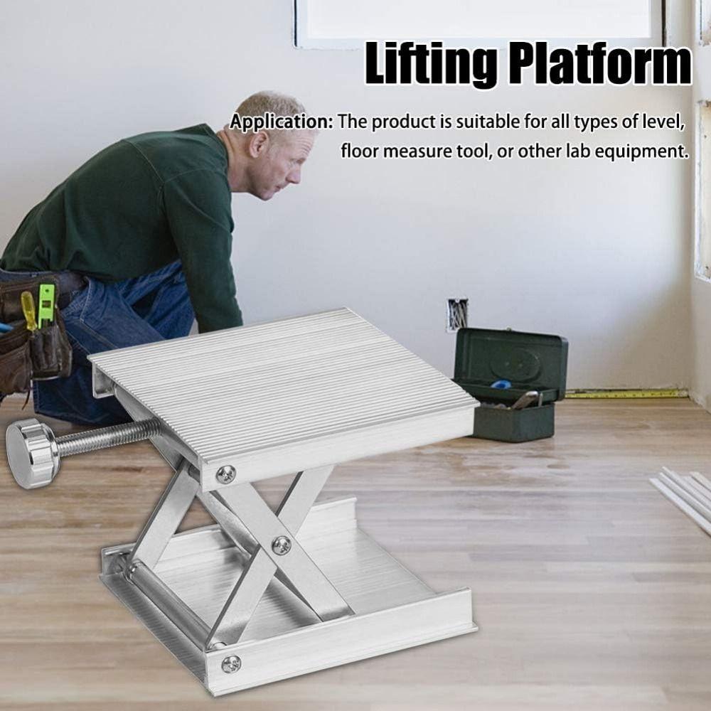 Lift Height Range Lab Lift Stand Table Aluminum Zinc Zinc Alloy Lab Jack Plate Scientific