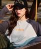 ERER Logo Raglan Long-Sleeved T-Shirt Gray