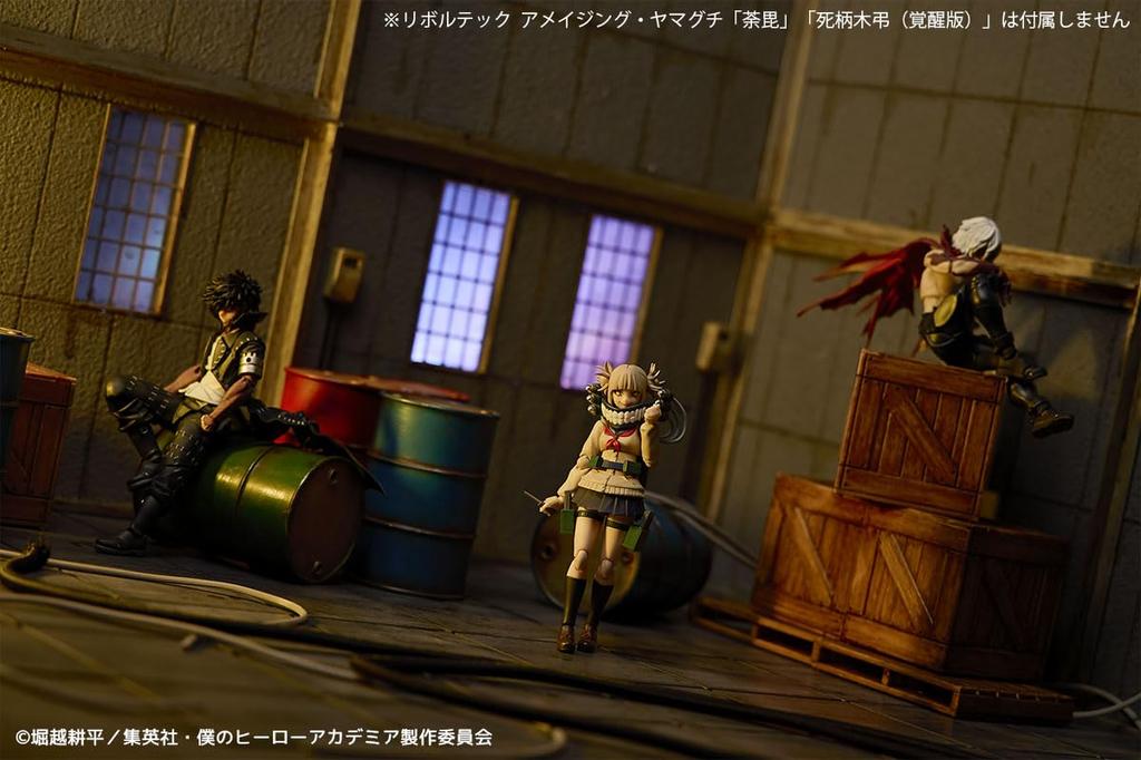 Kaiyodo Revoltech Моя геройская академия Тога примерно 130 мм окрашенная и POM экшн NR072 Химико, высокая, в масштабе, ПВХ, АБС, фигурка,