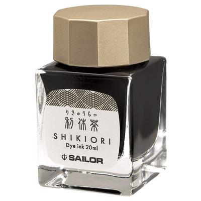 Sailor fountain pen Чернила в бутылке с перьевой ручкой Shikiori Izayoi no Yume Rikyu Tea 13-1008-214