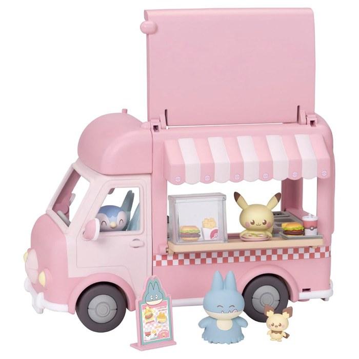 Takara Tomy Pocket Monster Pokemon Pokepiece Everyone Helping! Munch Munch Kitchen Car