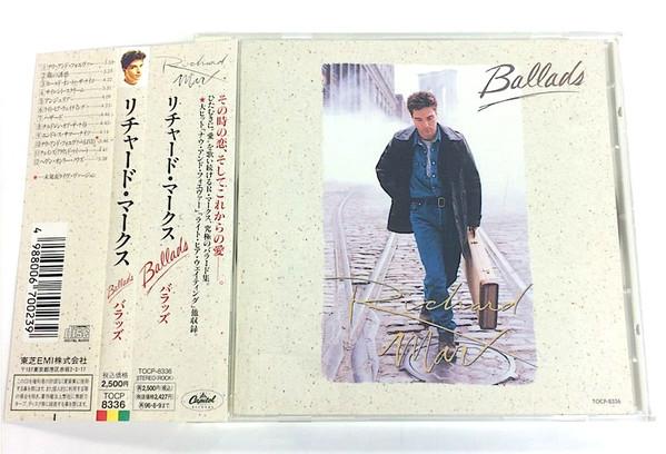 CD RICHARD MARX Ballads TOCP3388 Capitol Records 1998 Япония Поп Б/у