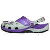 Dragon Ball Z X Classic Clog Comfortable and Stylish Hole Shoes for Men and Women White Purple