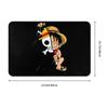 One Piece Cute Luffy Front Door Floor Entrance Mats Outdoor Straw Hat Pirates Bath Kitchen Doormat Living Room Carpet Rug