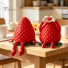 Уникальные подарки на день рождения для друзей 3D-печатный шарнирный ящик-клубника, милая фигурка с коробкой, подвижные конечности, мини-держатель для безделушек на рабочий стол