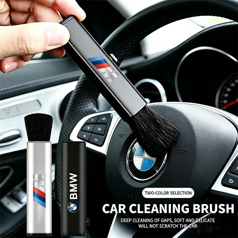 BBIL9 Car Interior Cleaning Soft Brush Tool Dust Remover Sticker For BMW G80 G06 G07 G42 G14 G15 G16 F82 X1 X3 M1 M2 M3 M4 M5 M6 M7