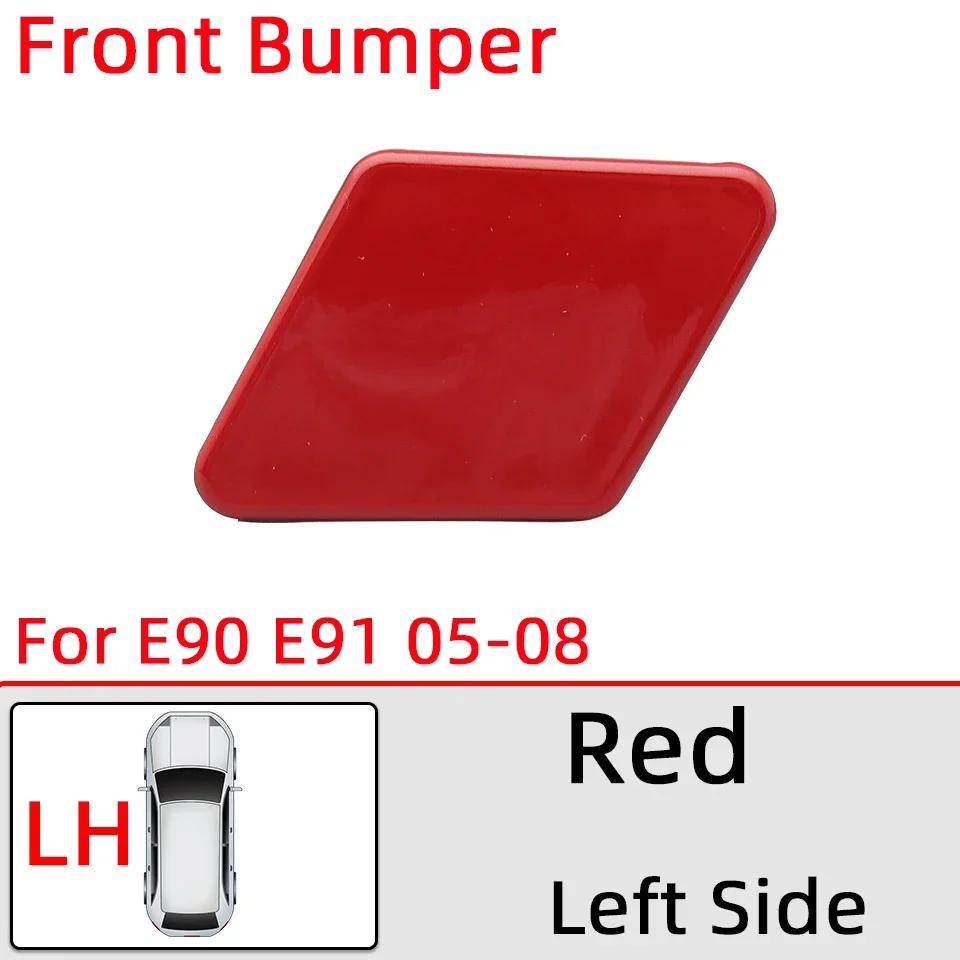 Headlamp Washer Nozzle Cover For BMW 320 325 328 330 335 E90 E91 LCI 2005-2008 2009-2012 Car Headlight Water Spray Lid Painted