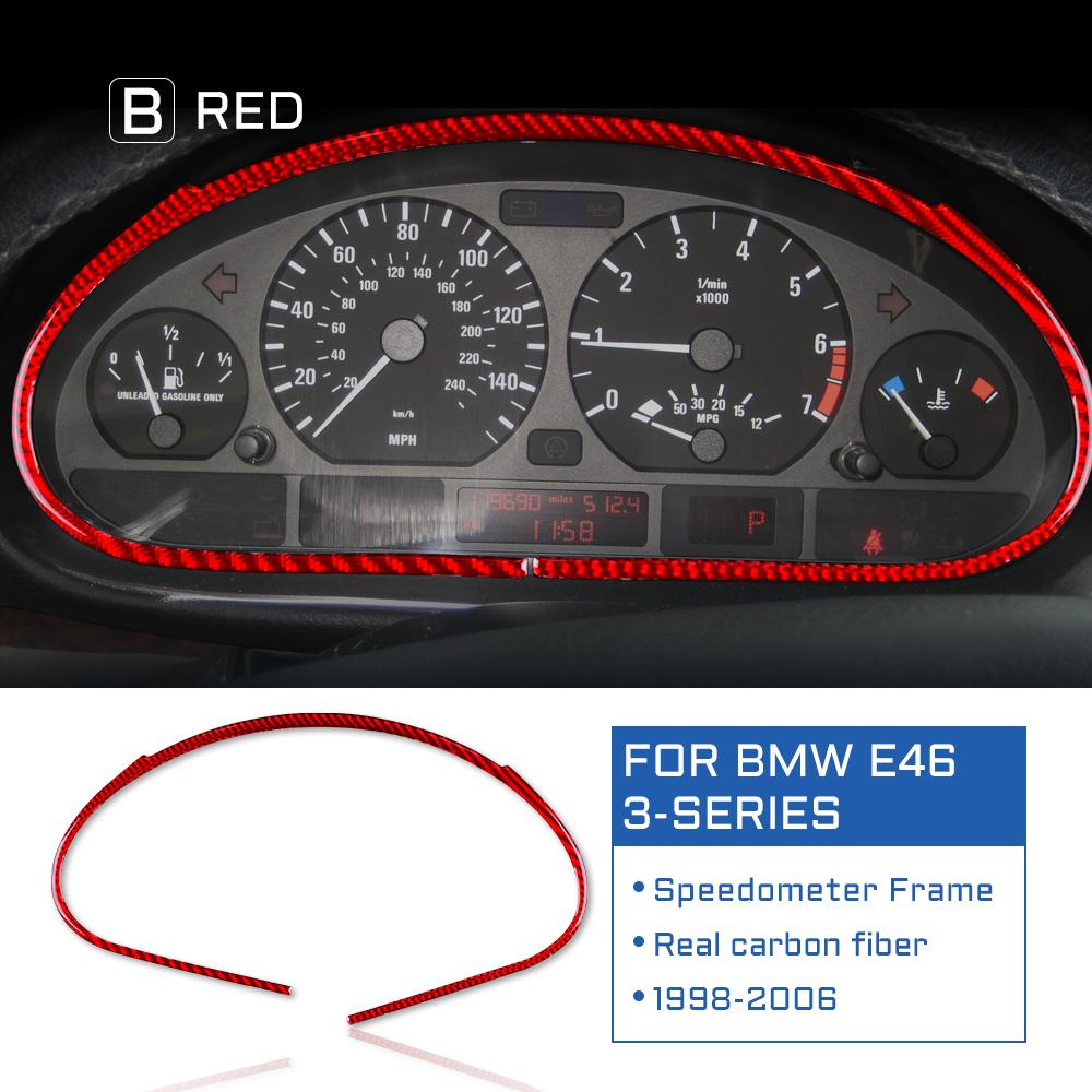 Наклейка-рамка на приборную панель автомобиля - Углепластик для BMW E46 3 серии 1998-2006, Улучшение интерьера