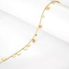 European and American versatile stainless steel bracelet women's light luxury niche design sense clavicle chain furnace vacuum plating bracelet