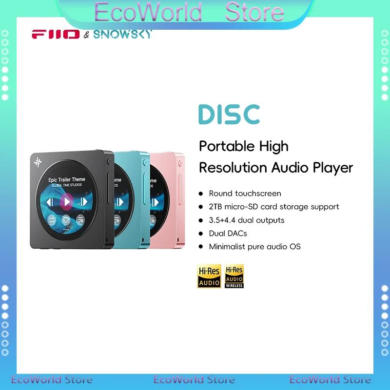 Fiio Snowsky Disc HiRes Portable Music Player HIFI Sound Quality MP3 Player Bluetooth5.4 WiFi USB AUDIO Support SPDIF Music Gift