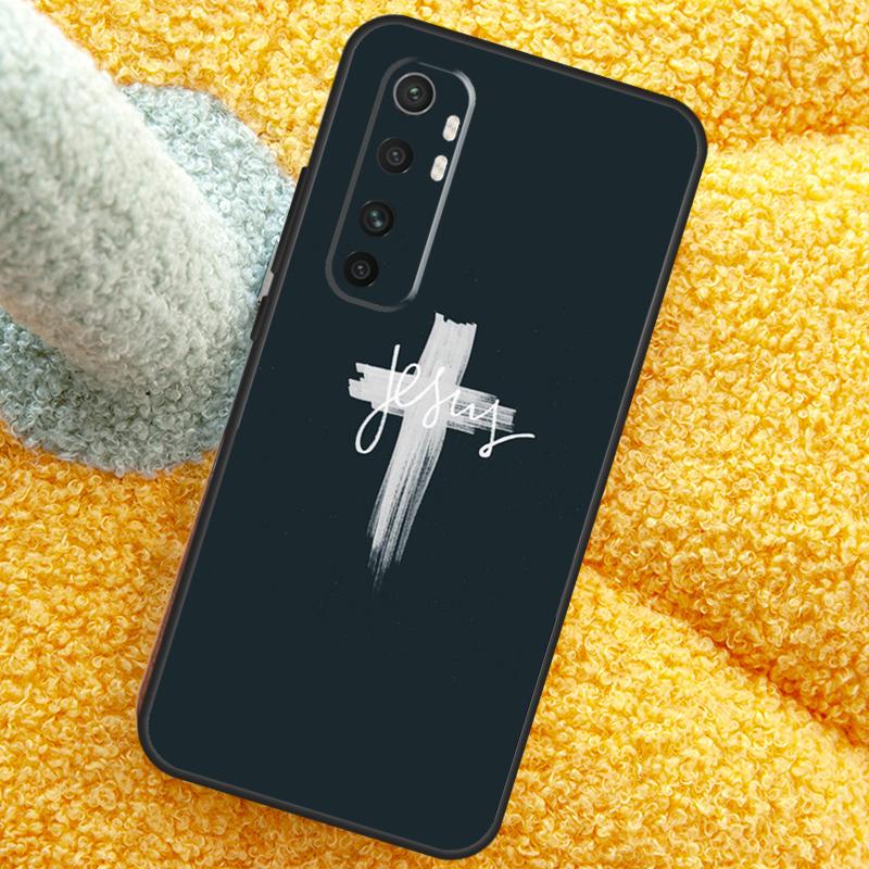 Крест с библейским стихом о Иисусе Христе Чехол для Xiaomi 15 Ultra 14 13T 14T 15T 17 Pro Max Чехол для POCO X7 Pro X5 X6 F5 F6 F7 F8