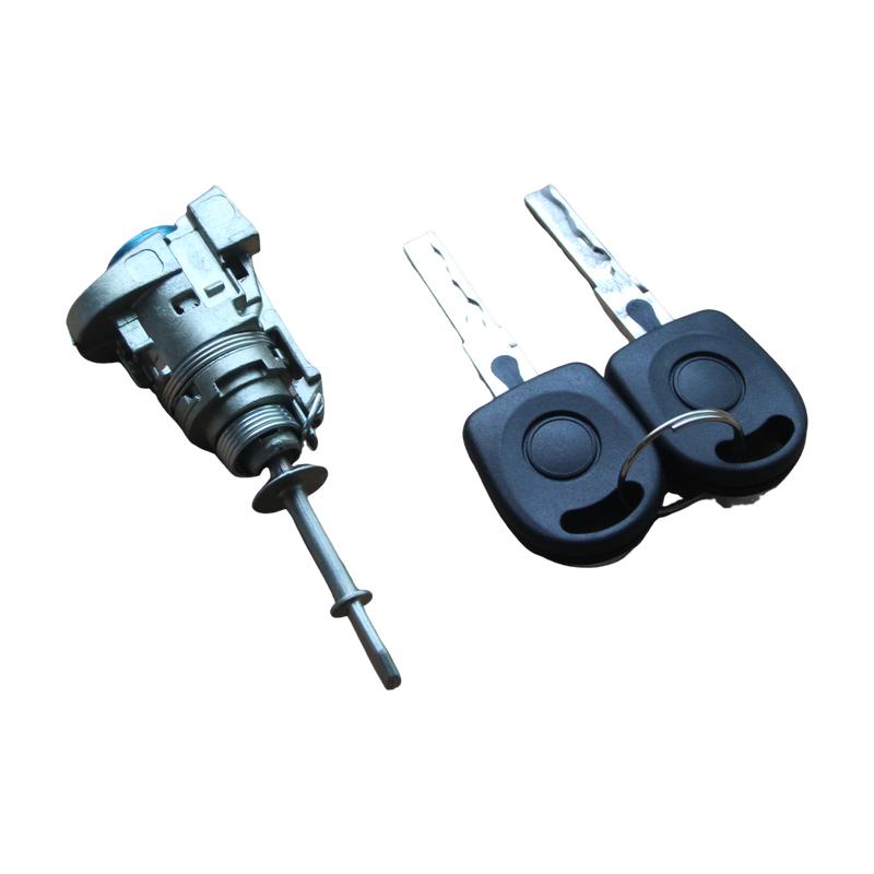1T0837167A Left Door lock Cylinder With 2 Keys For VW Touran Caddy 2003-2010 AL398