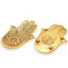 Incense Stick Holder Small Gold Aluminum Hamsa