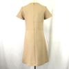 Made in Japan IENA Cupra Lined Short Sleeve Long Dress Size Free Beige Spring Summer(USED)