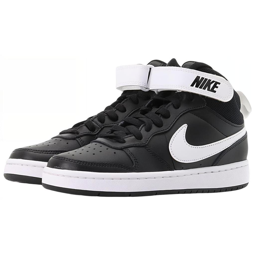 Nike Court Borough Mid 2 'Black White' GS CD7782-010