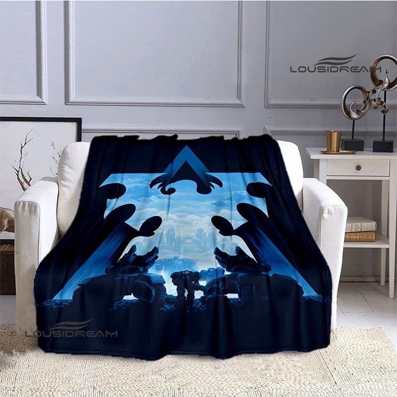StarCraft Logo Printed Blanket Children Warm Beautiful Blanket Flannel Soft and Comfortable Blanket Home Travel Birthday Gift