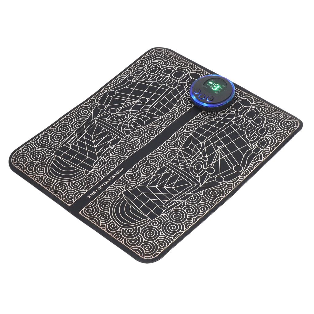 Массажный коврик для ног, электрический складной массажный коврик, массажный коврик для коррекции формы ног с ручным переключателем для