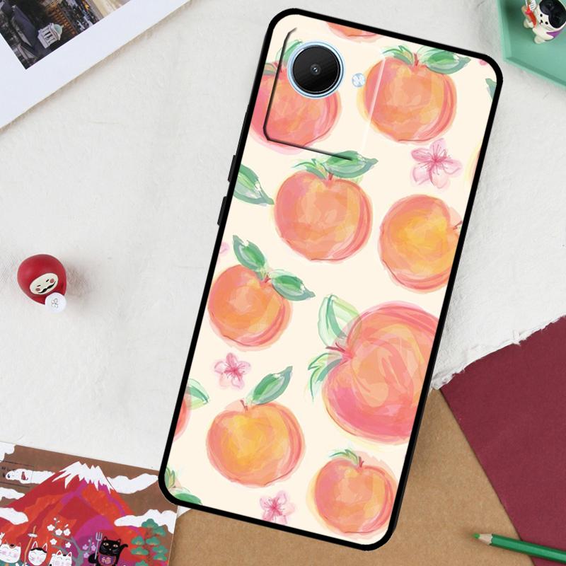 Эстетика Розовых Персиков Для Realme 14 Pro Plus 13 10 11 12 GT 6 5 6T GT7 Pro C61 C55 C53 C51 C21Y C25S C67 C75 Чехол