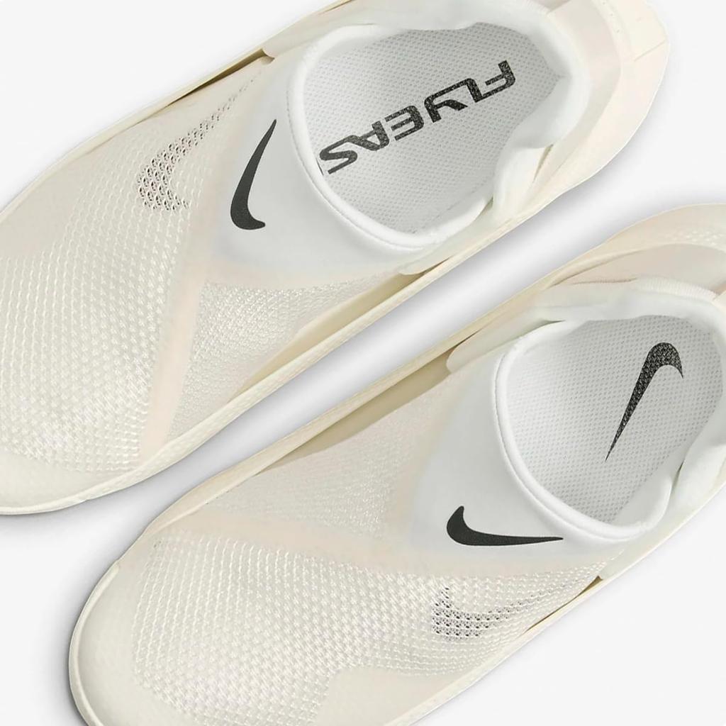 Nike Кроссовки Go FlyEase W Pale, размер 23,5 см, цвет: Слоновая кость/Платиновый оттенок/Черный, DR5540-105 (Япония)