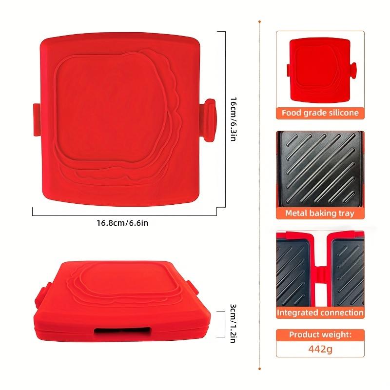 Микроволновая Сэндвичница Духовка Тостер для Быстрого Завтрака Хлеб Стейк Сосиски Противень Пищевой Кухонный Тост Гриль Сковорода