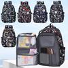 Schoolbag New Large Capacity Backpack Male Personality Graffiti Casual Backpack Fashion Primary School Junior High School Student Schoolbag Female