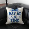HHealing Text Cushion Cover Pillow Case Antidustmite Invisible zipper silky plush cushion