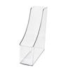 Desktop Bookends Clear Book Ends Magazine Stand Document Organizers Space Saving Magazine Stand Book End for Office