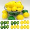 6Pcs Artificial Lemons Plastic Fake Fruit For Home Decoration Photography Props