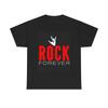 Rock Forever Graphic T Shirt Vintage Metal Concert Unisex Heavy Cotton Tee