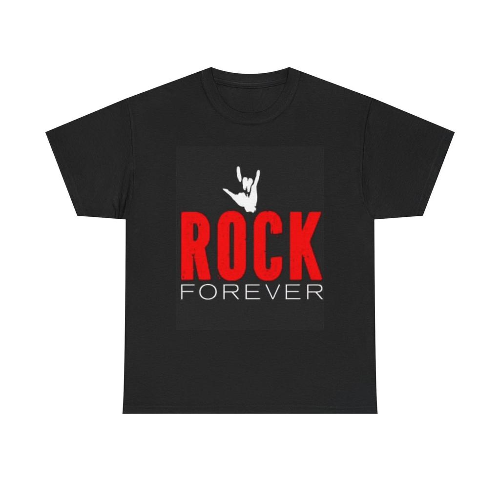 Графическая футболка Rock Forever Винтажная метал-концертная Унисекс Тяжелая хлопковая футболка