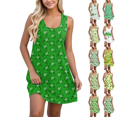 Женский повседневный сарафан с карманами, летнее пляжное платье в стиле бохо, цветочные блузки для женщин, футболки, платья с V-образным вырезом, свободные платья-майки в полоску