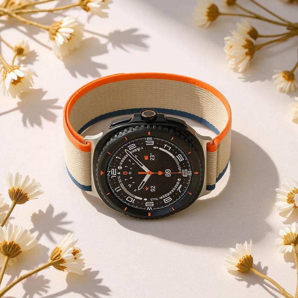 Браслет для Samsung Galaxy Watch 8/8 classic ремешок 40/44 46 мм аксессуары спортивный нейлоновый трейл-петля correa Galaxy watch Ultra ремешок