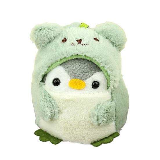 Кукла-пингвин, кулон, мягкие плюшевые игрушки, мультяшное животное, цепочка из нержавеющей стали, брелок для ключей, школьная сумка, сумка через плечо, украшение, кулон, брелок для ключей, держатель для ключей