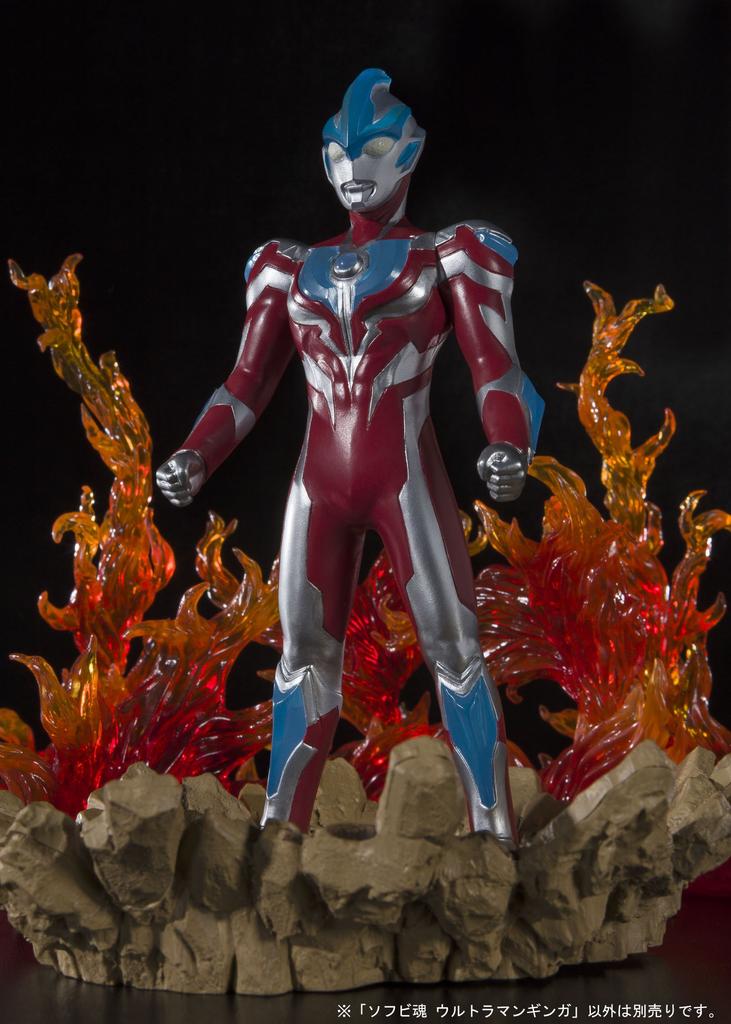 TAMASHII NATIONS Мягкий винил Spirit Ultraman Ginga примерно 160 мм ПВХ окрашенная готовая фигурка