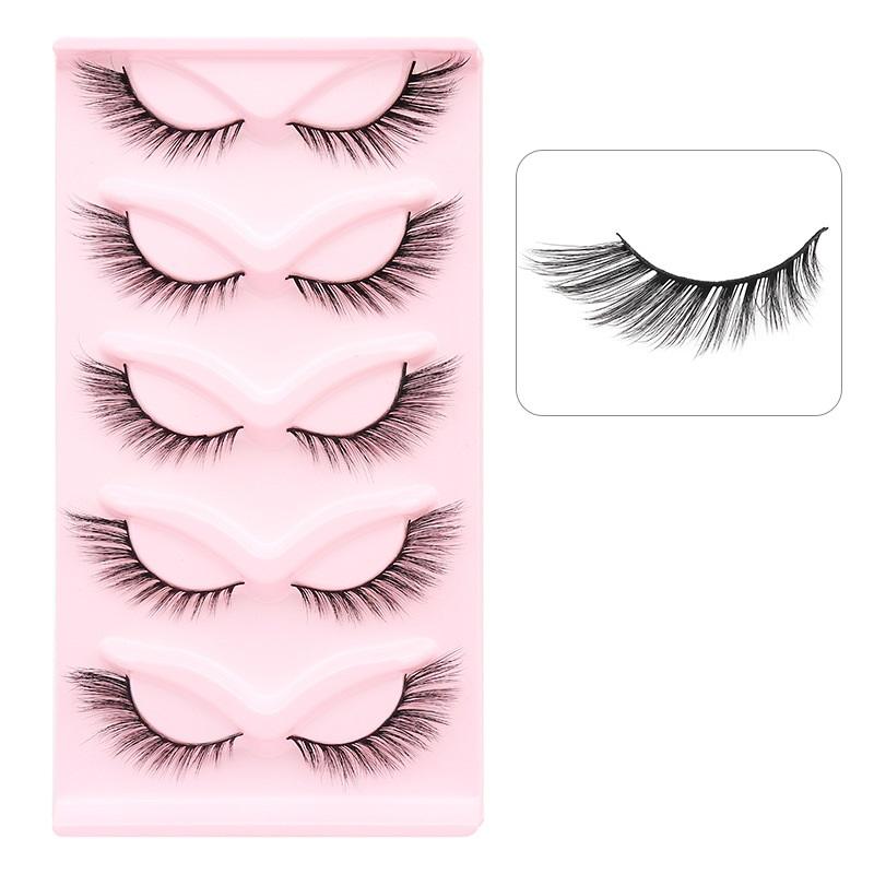 5 пар 3D ресниц накладные ресницы инструменты для макияжа натуральные длинные толстые объемные ресницы красивые пушистые ресницы лисы
