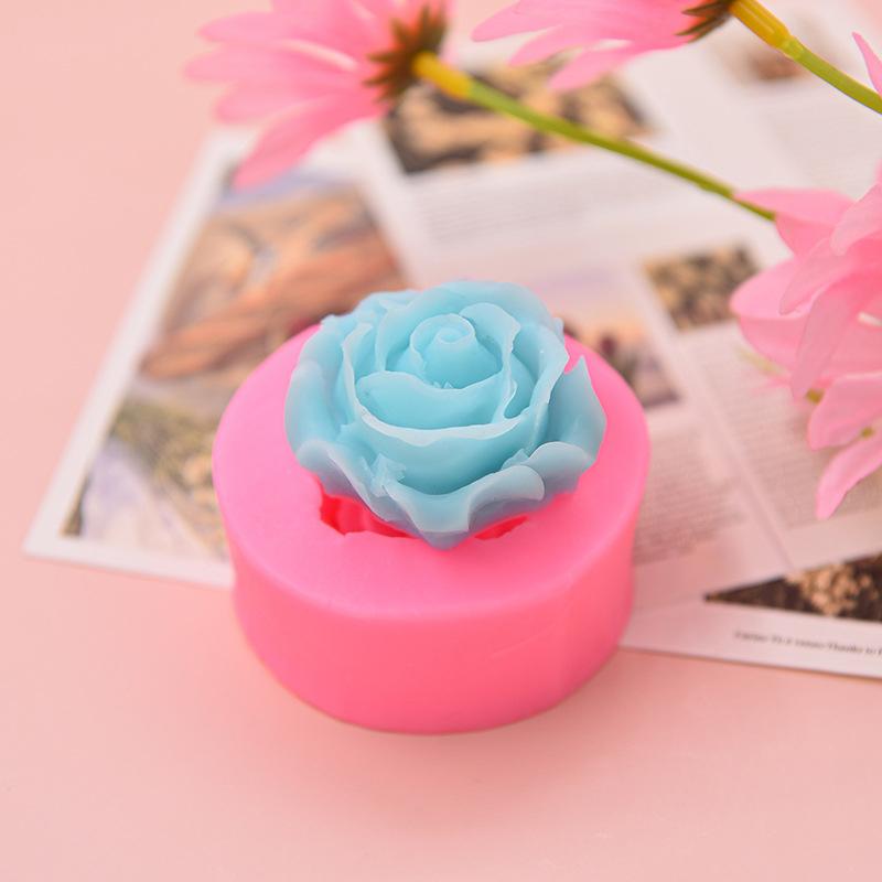 3D роза лотос орхидея маргаритка подсолнух силиконовая форма сделай сам свадебный цветок помадка для торта украшение инструмент для выпечки мыла свечи форма подарок