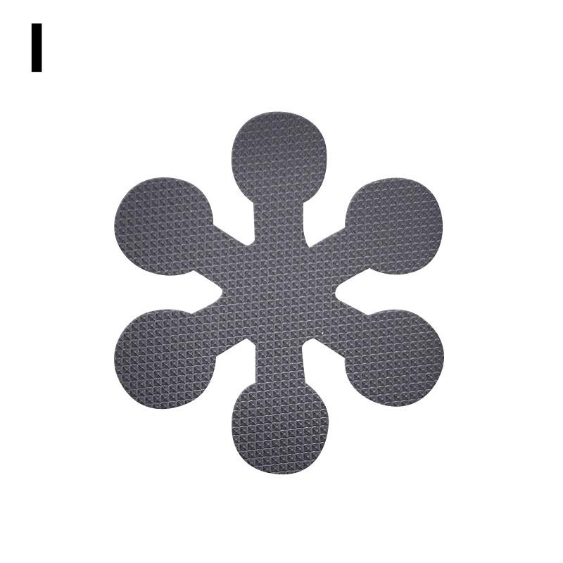 10 шт. снежинка для ванны, душа, самоклеящиеся наклейки безопасности, наклейки для ванной комнаты, нескользящие круглые