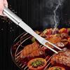 Вилка для барбекю из нержавеющей стали для мяса, стейков, жареной курицы, утки и рыбы