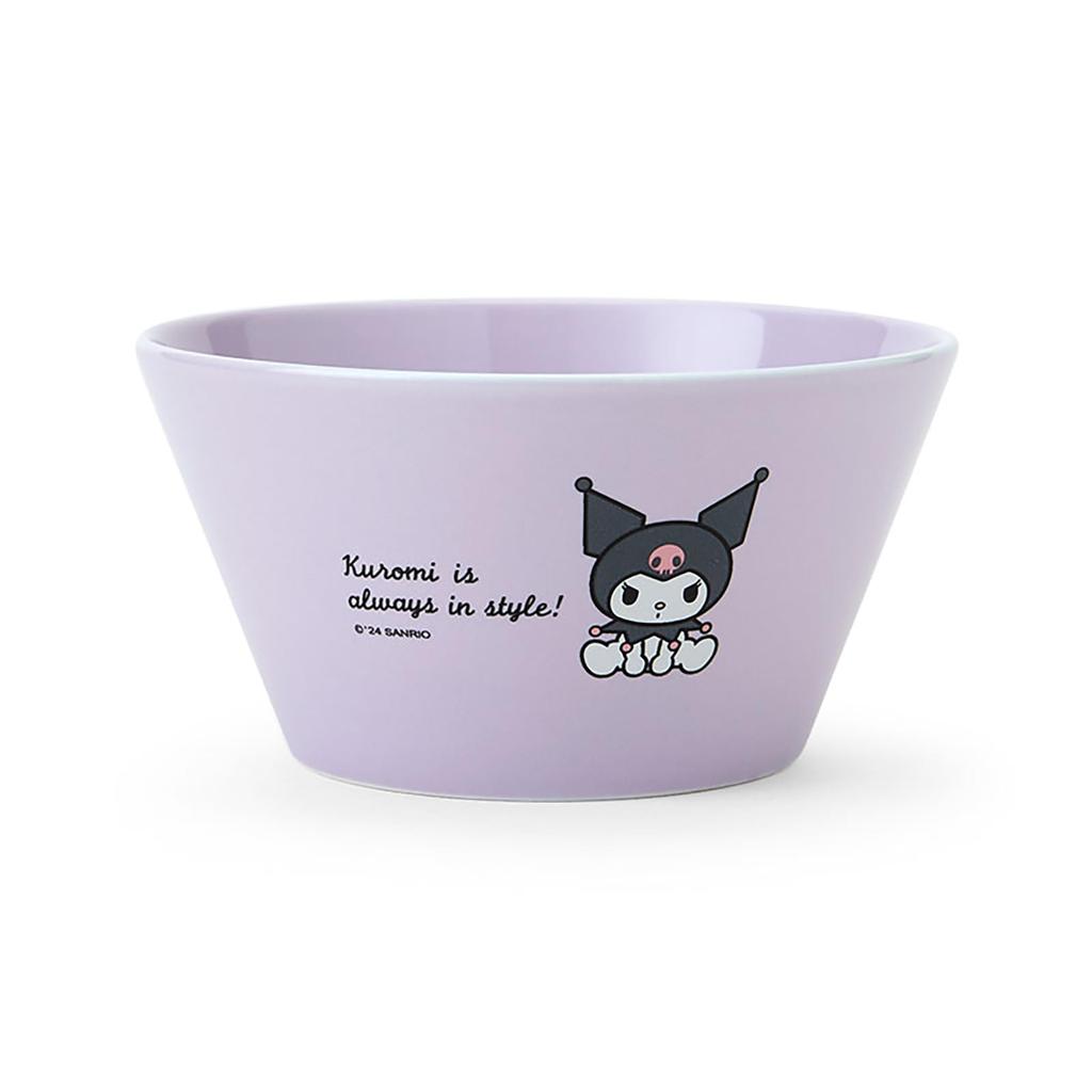 Sanrio Bowl Kuromi and Dish Dryer Safe Ceramic 190390 Microwave, Dishwasher,