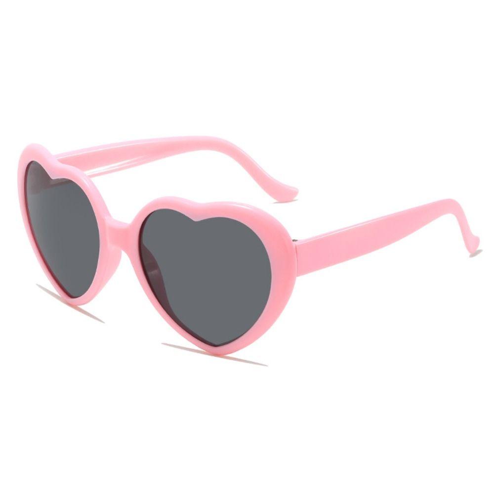UV400 Protection Heart-Shaped Sunglasses Cosplay Beach Shades Cute Women's Accessories for Women