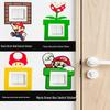 Накладка на рамку Mario для Switch: Водонепроницаемая мультяшная наклейка на стену для защиты розетки