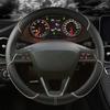 Чехол на руль автомобиля из микрофибры 38 см, нескользящий, для Seat Tarraco Arona Ateca Ibiza Toledo Mii Leon Arosa Exeo ST FR