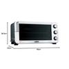DeLonghi De'Longhi Convection Oven Sfornatutto EO12562J-WN No Uneven Baking Time-saving Preheating Simple Operation 4 Pieces of Toast 5 Types of Cooki