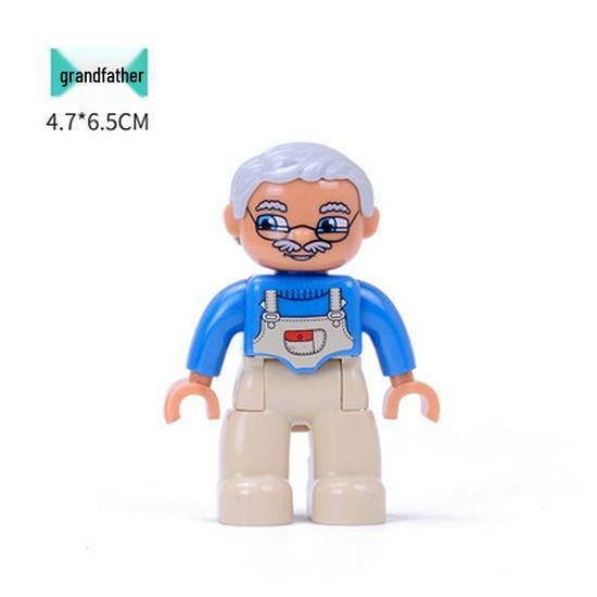 Совместимо с LEGO Duplo: Крупные блоки, Аксессуары, Фигурки, Минифигурки, Куклы, Персонажи и Профессиональные роли (например, Полиция)