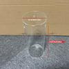 Clear round Cylinder Glass Shade Replacement for Candlestick Lamp Transparent Long Tube Glass Lampshade for Lighting Parts